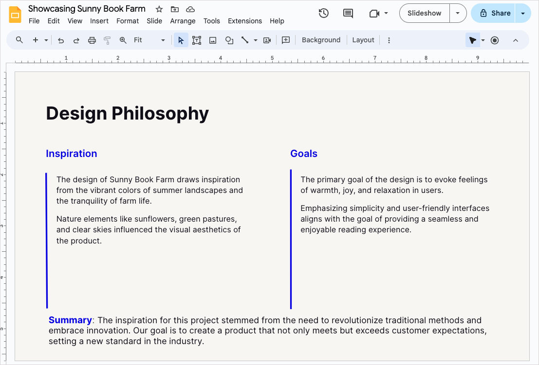 how to print presentation with notes google slides