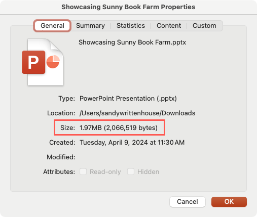 powerpoint presentation file compress