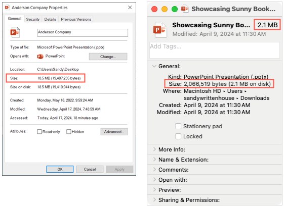 how to compress a powerpoint presentation