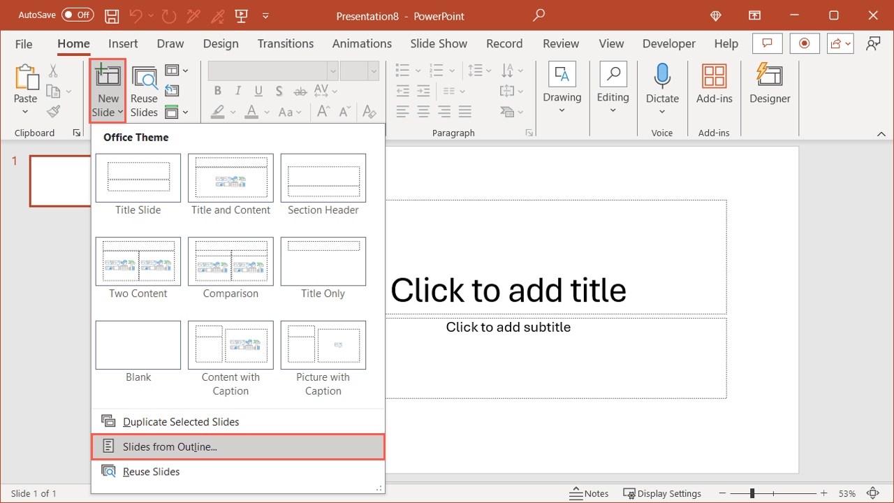 how to do presentation at work