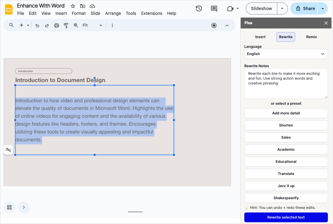 text to speech google docs on ipad