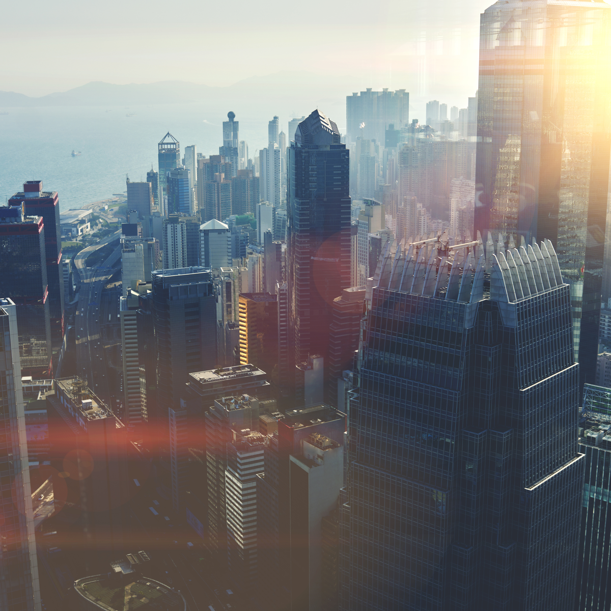 Beautiful tall buildings