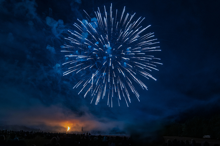 Fireworks at Night