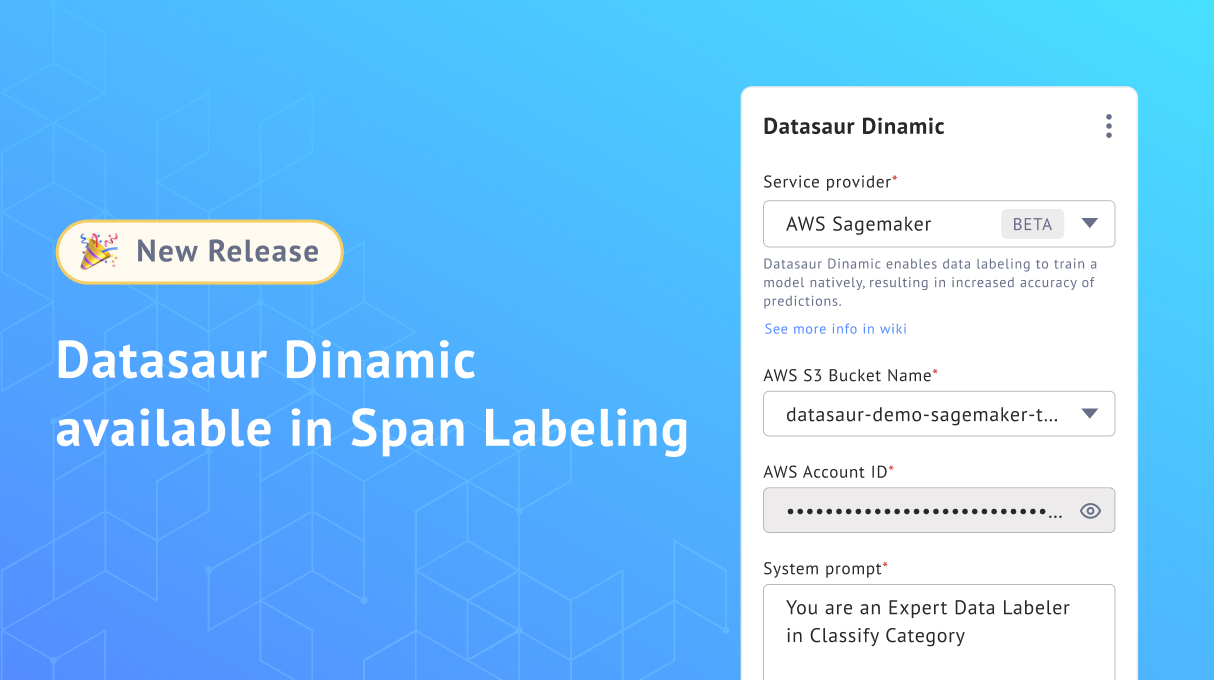 Datasaur Dinamic Now Supports Span-Based Labeling