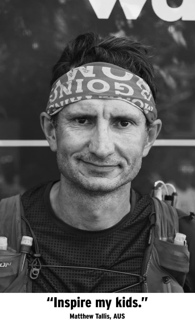 The Reason We Run (in 3 words or less)