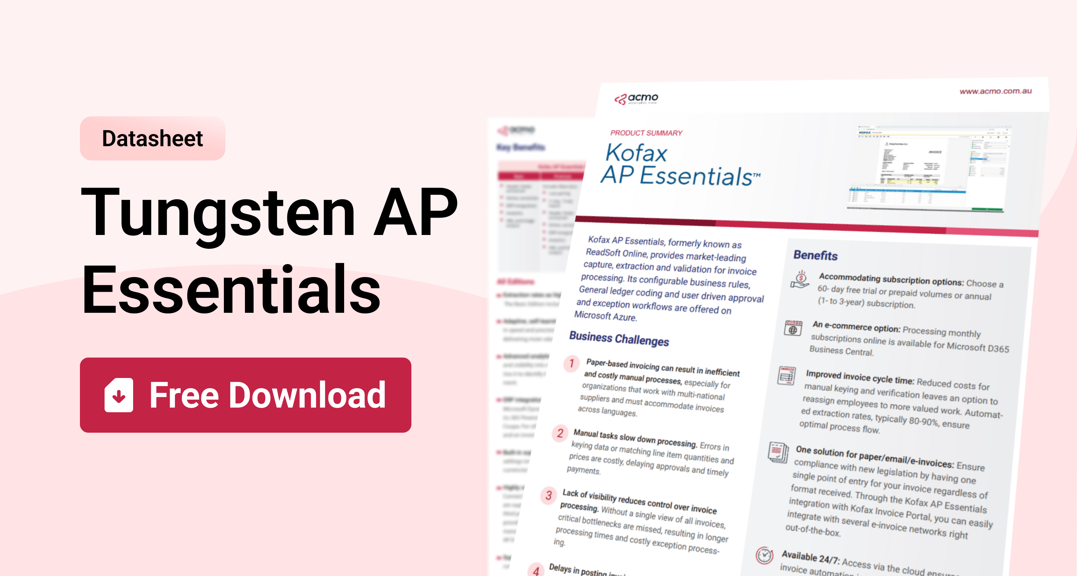 Tungsten AP Essentials | ACMO