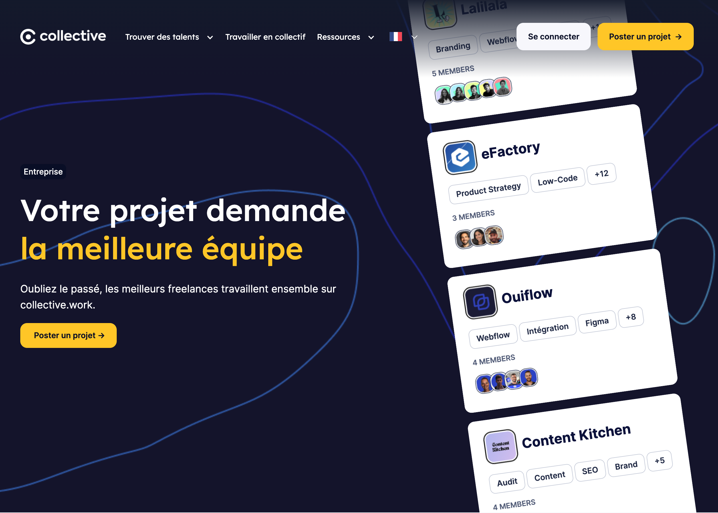 Collective.work : Les meilleures équipes de freelances