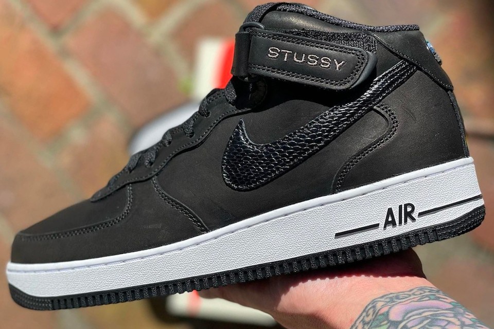 stussy air force 1 material