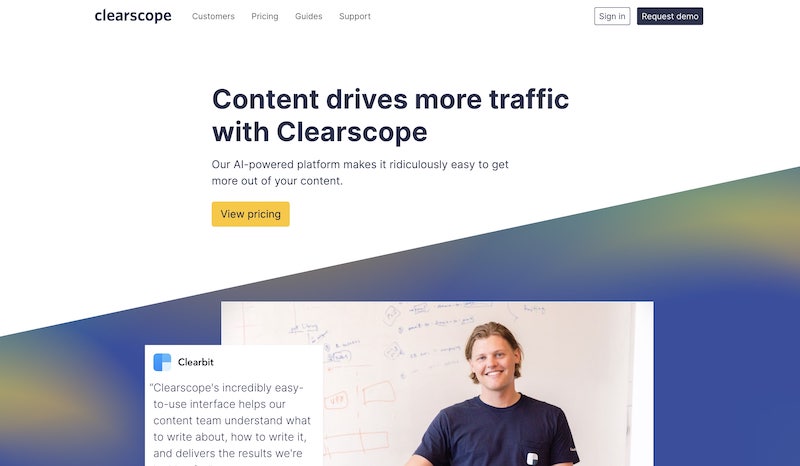 Clearscope SEO tool