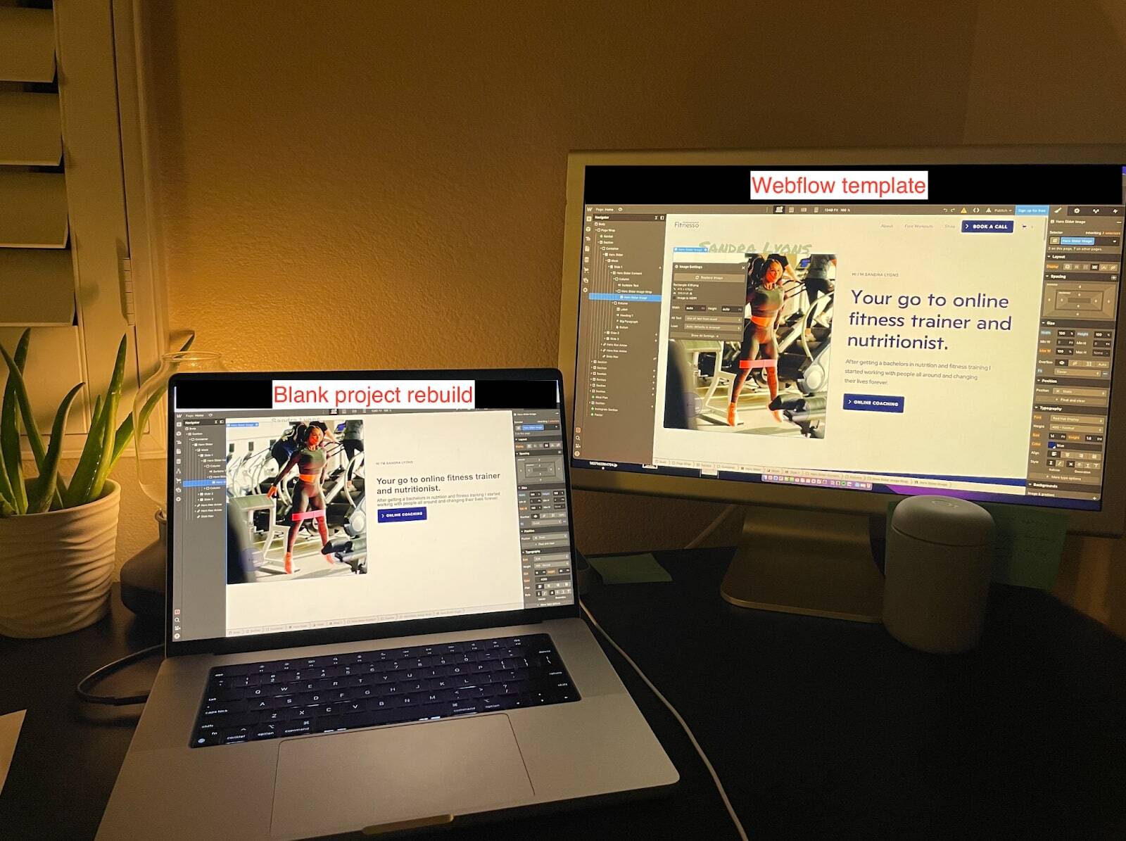 building in Webflow