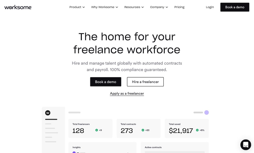 Worksome's website
