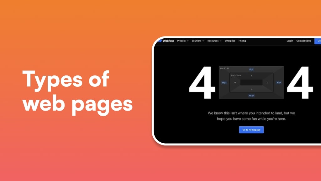 18 of the most common types of web pages on the internet