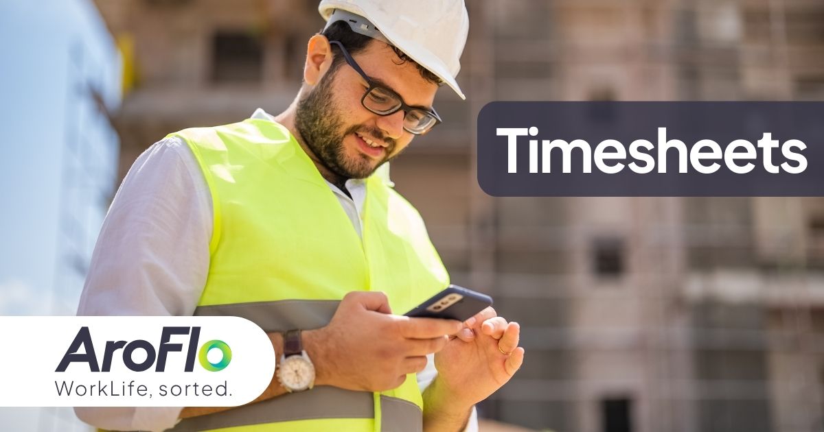 AroFlo Timesheet Software and App for Tradies