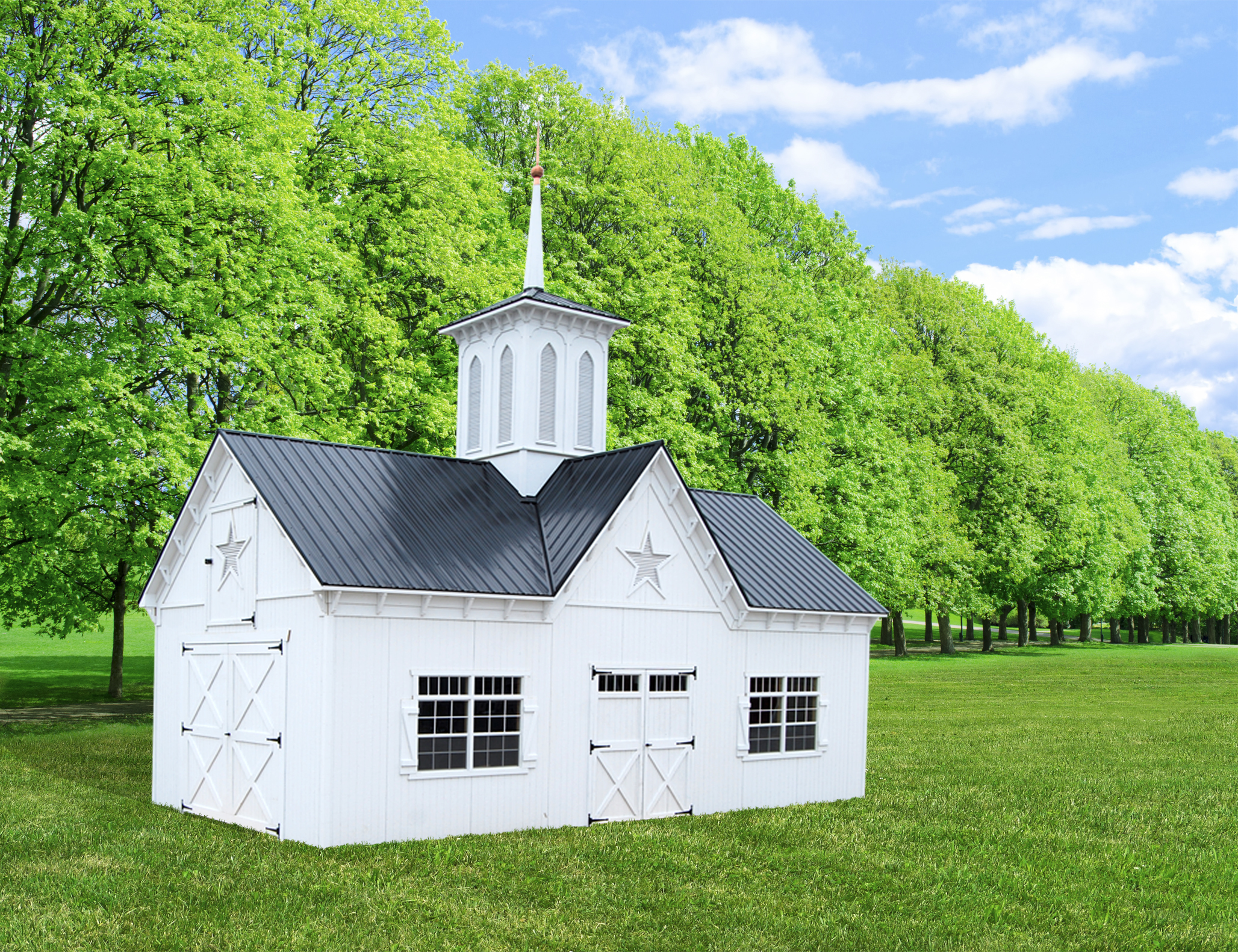 Our large star barn.
