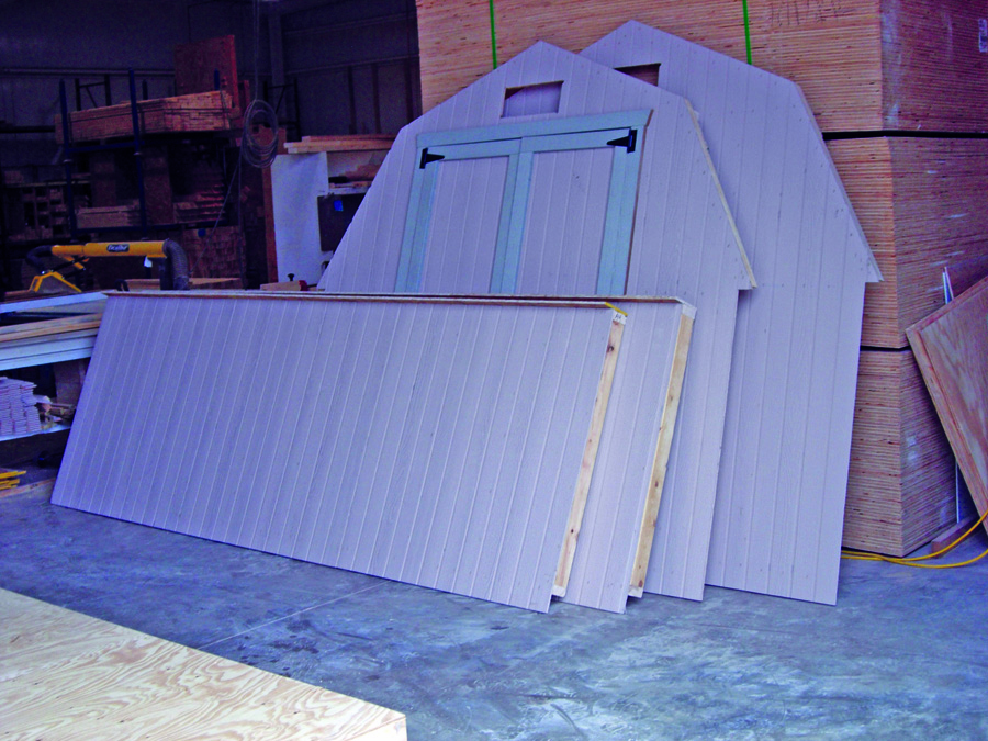 Step 2: assembling the walls.