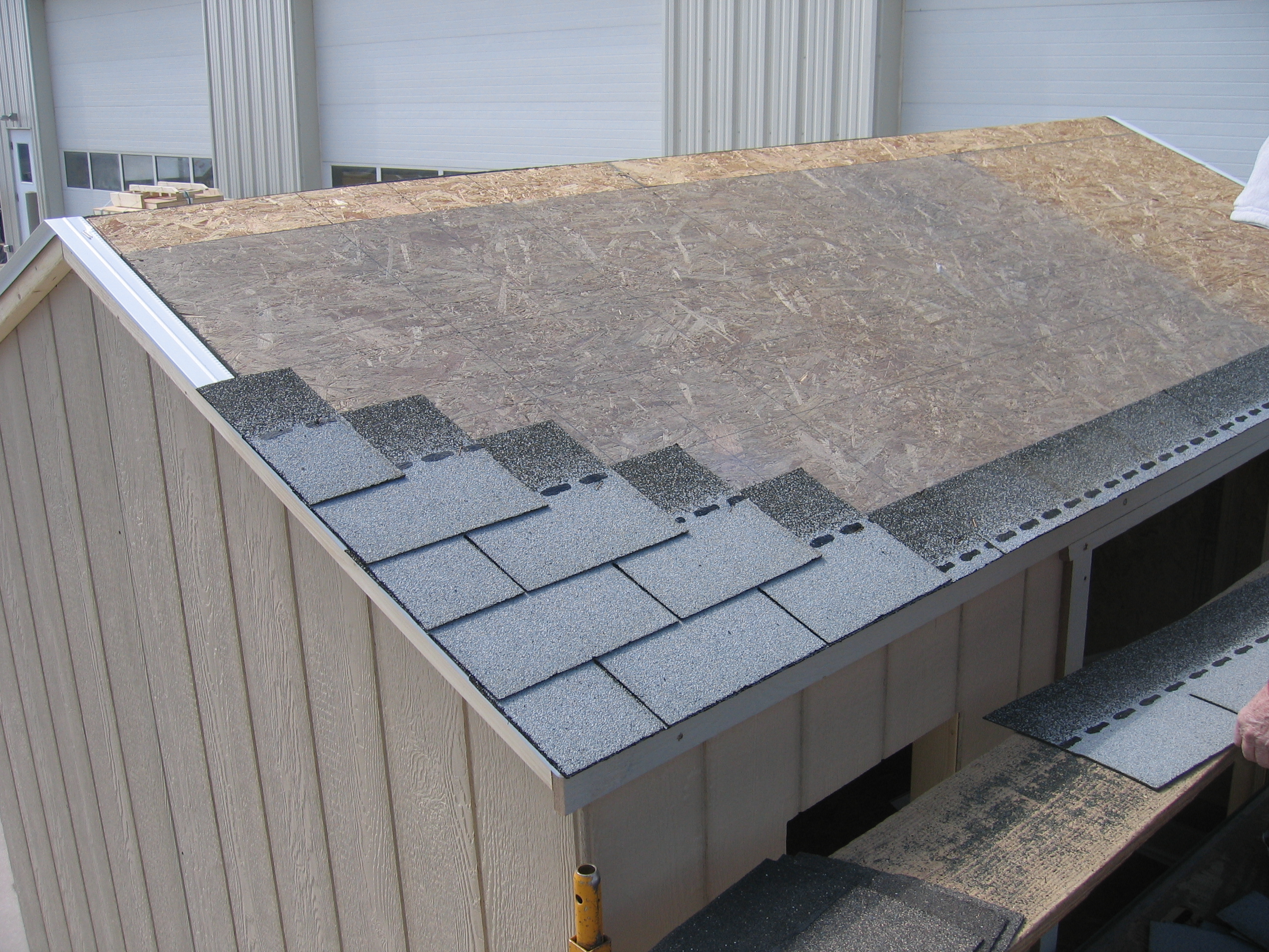 Step 4: Installing the roof.