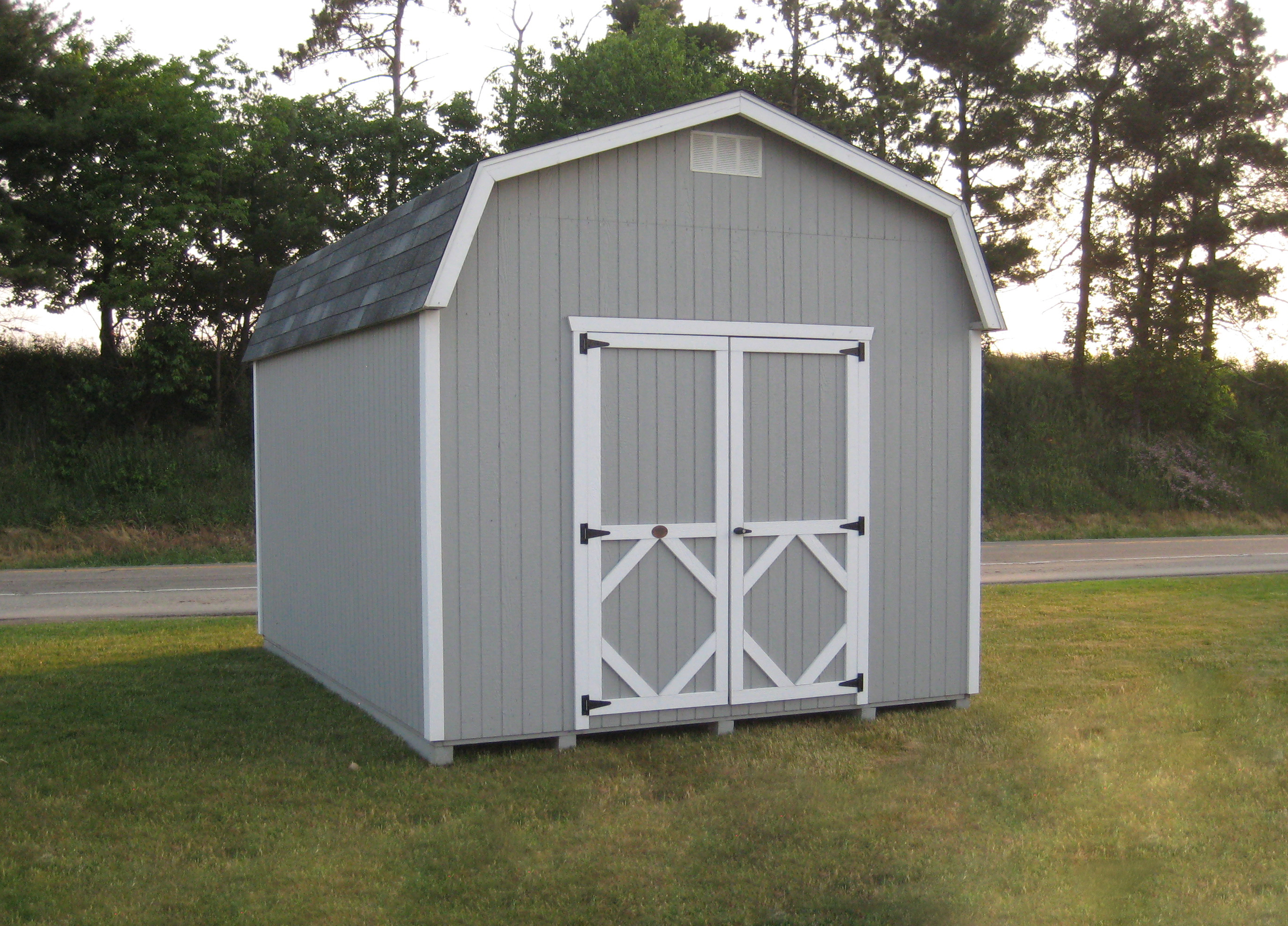 Classic Gambrel Barn 6' Sidewalls Panelized Kit