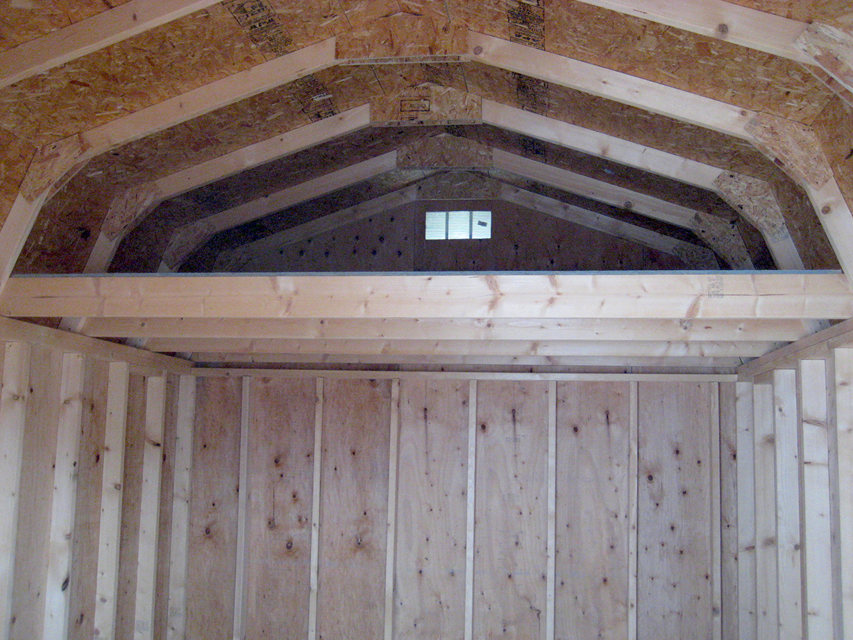 Classic Small Barn with Overhang - Panelized Kit