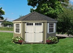 Colonial Five-Corner Shed - Panelized Kit