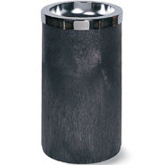 Black Smoking Urn with Metal Ashtray Top - 19.5"