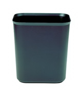 14 Qt Fire Resistant Beige Wastebasket