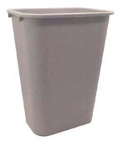 41.25 Qt Beige Wastebasket