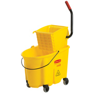 WaveBrake® Mop Bucket with Side Press Wringer  - 26 Quart
