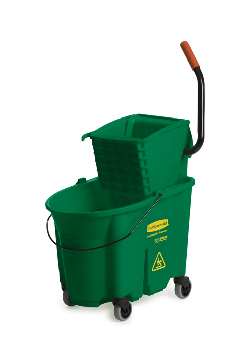 WaveBrake® 35 Quart Mop Bucket with Side Press Wringer - Green