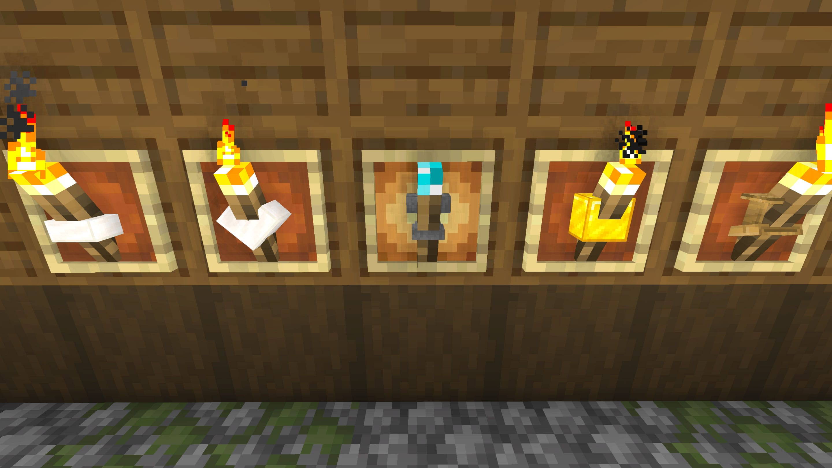 Wall Torches Minecraft Build