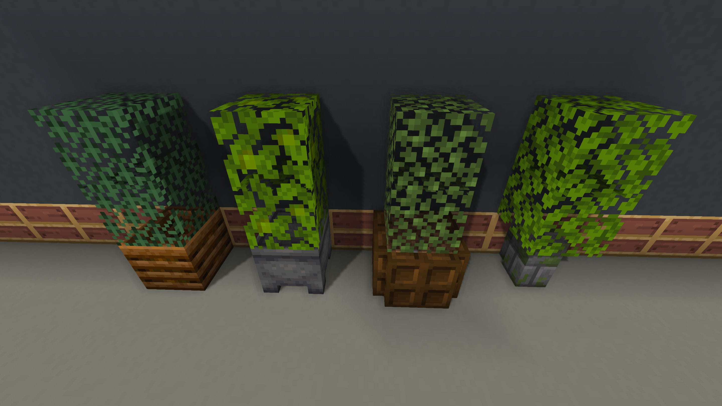 Potted bushes by jgerecke Minecraft Build Tutorial