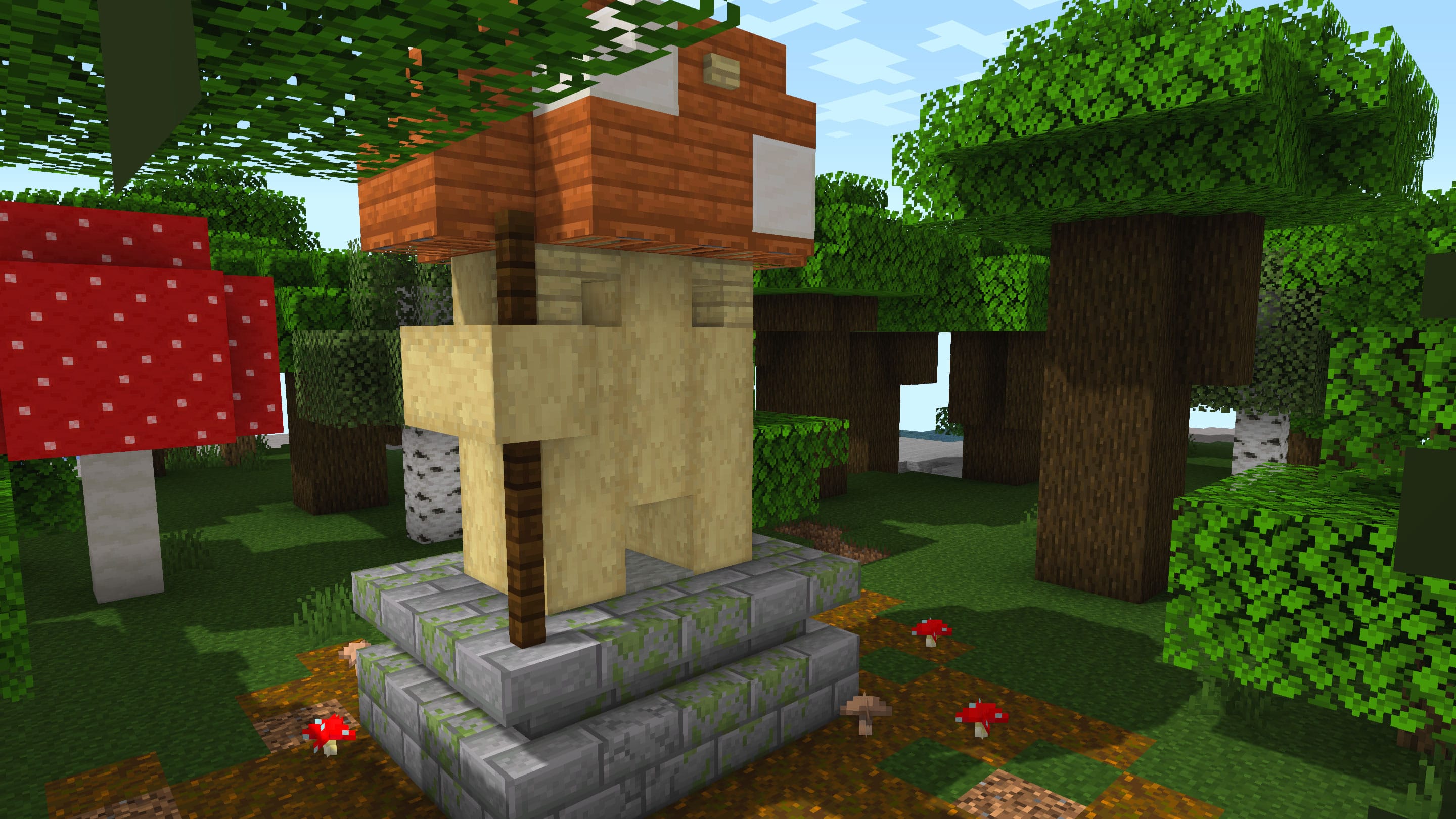Mushroom guardian by JotBot Minecraft Build Tutorial