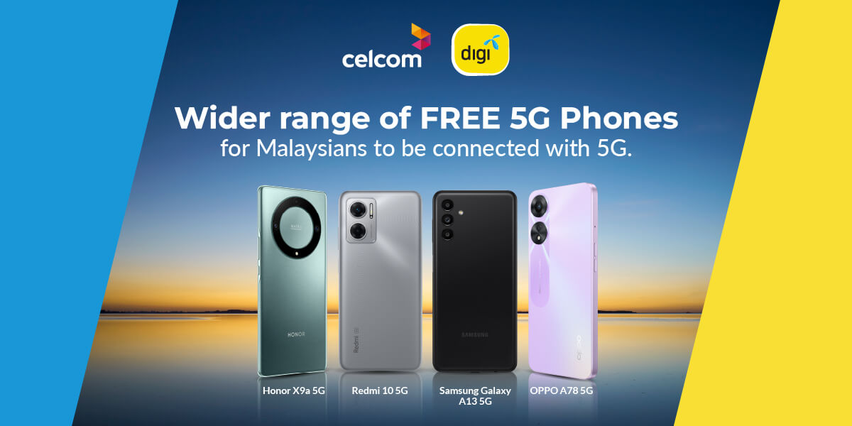 offers a wider range of FREE 5G phones