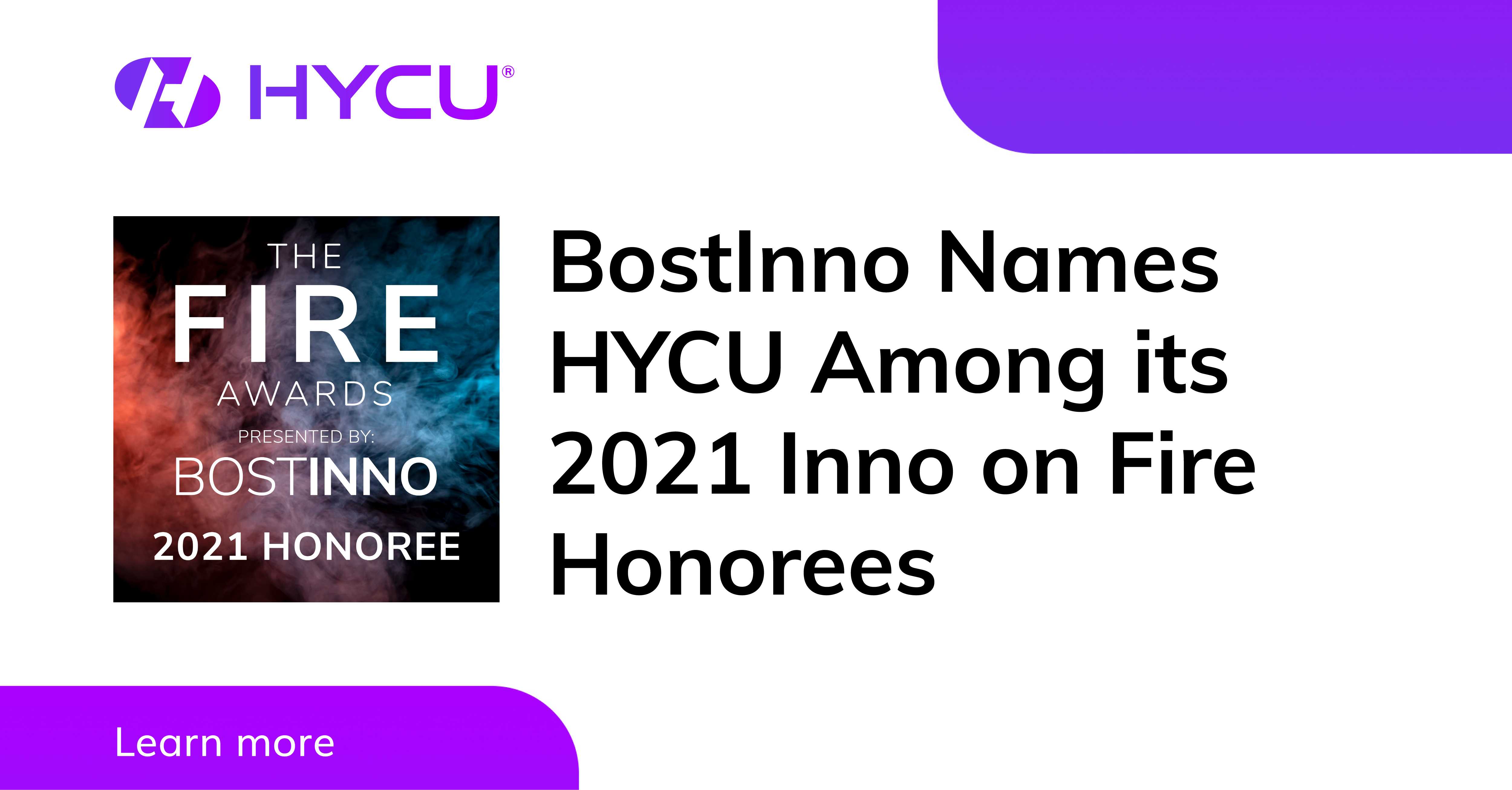 BostInno Names HYCU® Among its 2021 Inno on Fire Honorees