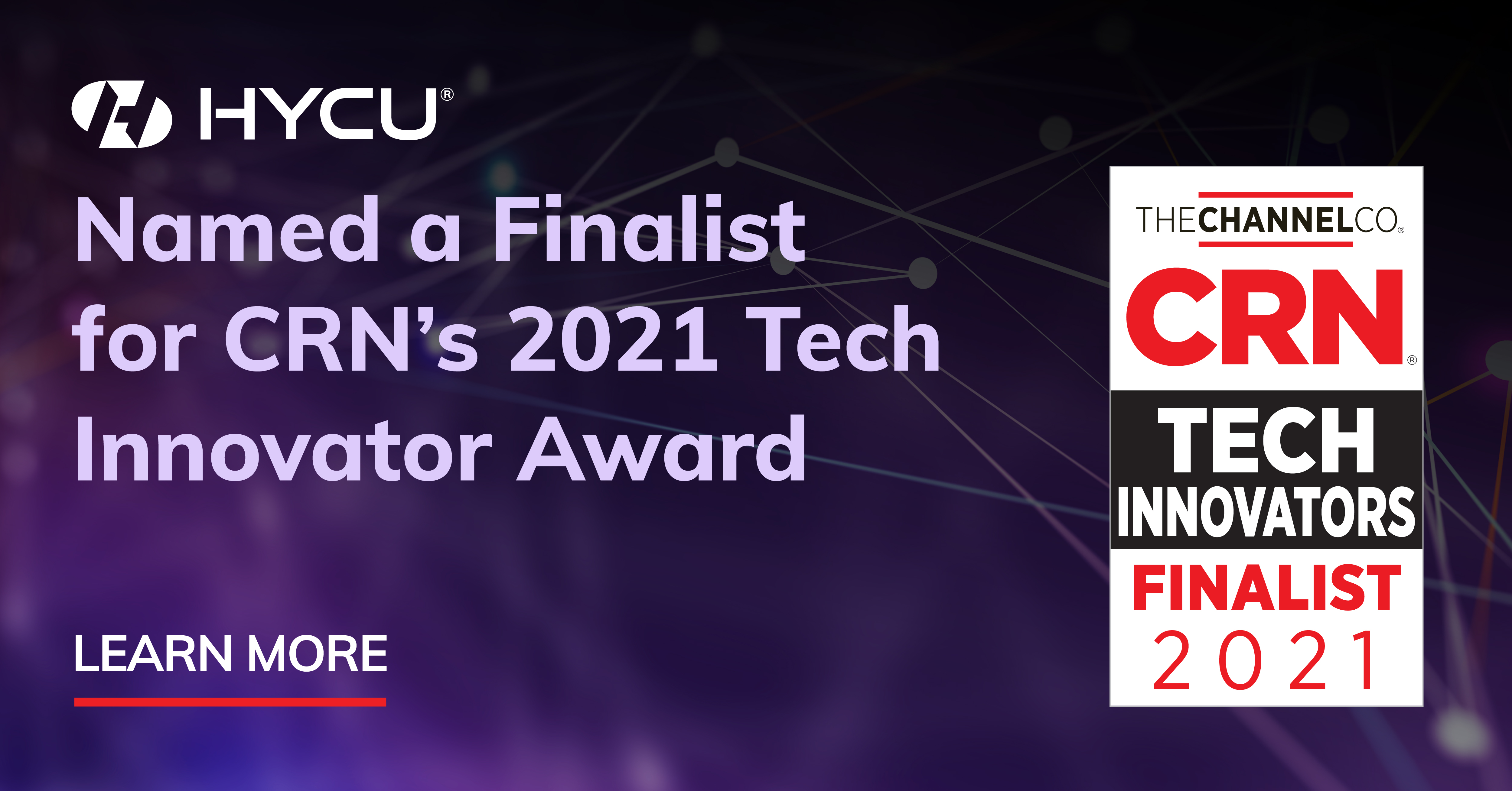 HYCU® Named a Finalist for CRN’s 2021 Tech Innovator Award