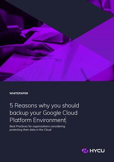 Backup for GCP Environment