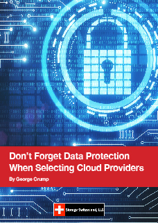 eBook: Don't forget data protection when selecting cloud providers