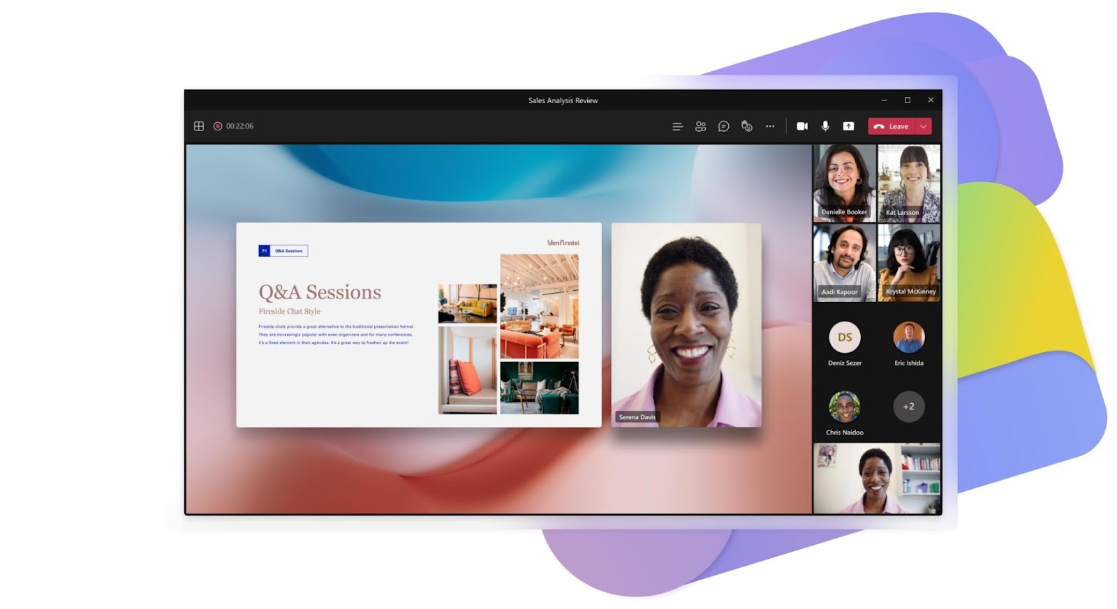 Virtual Q&A session on Microsoft Teams