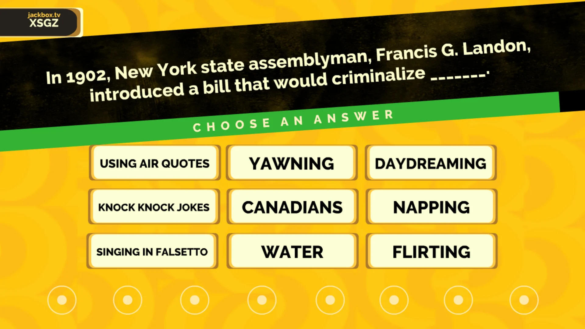 Jackbox’s Fibbage game