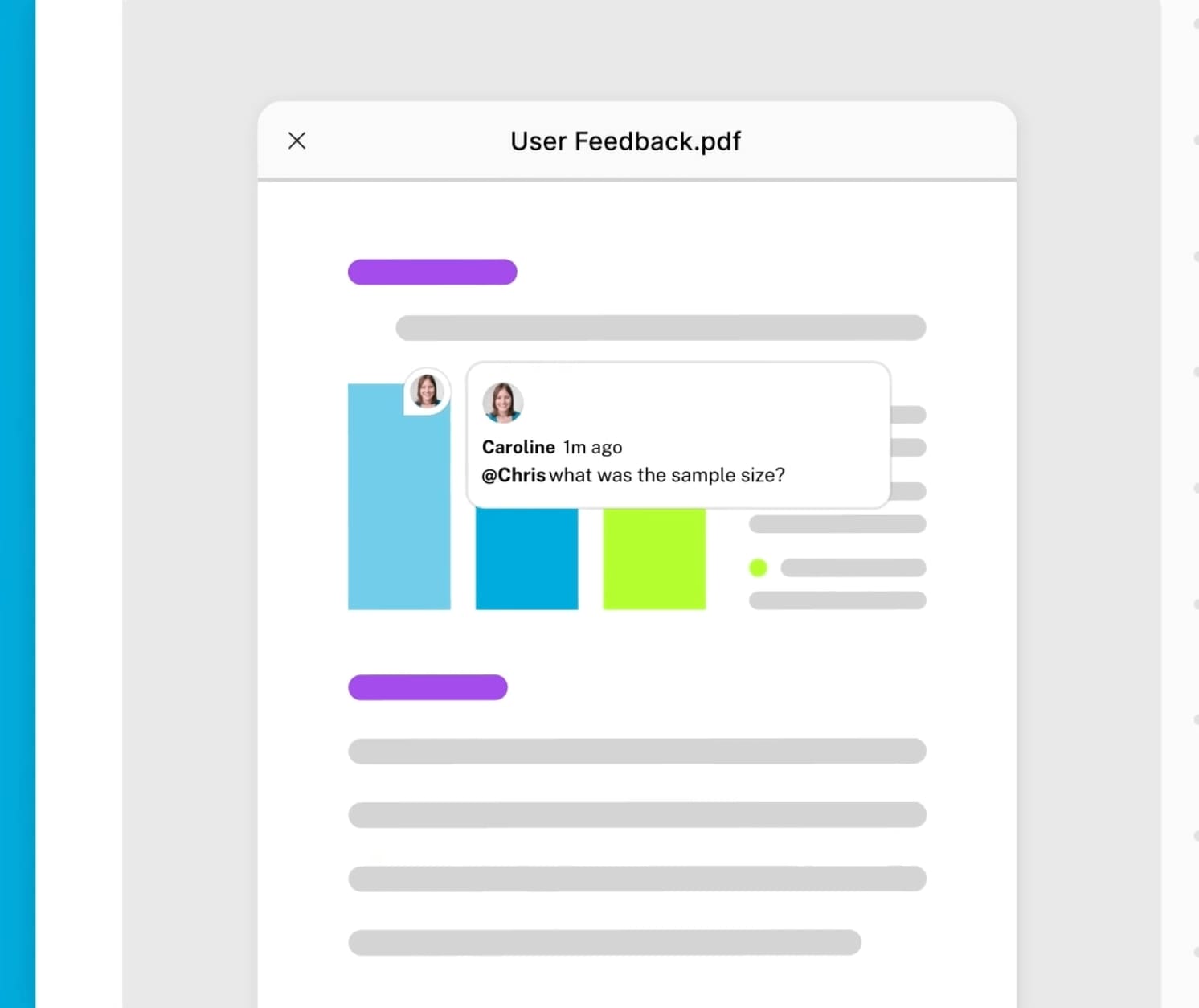 Switchboard comment thread on a PDF.