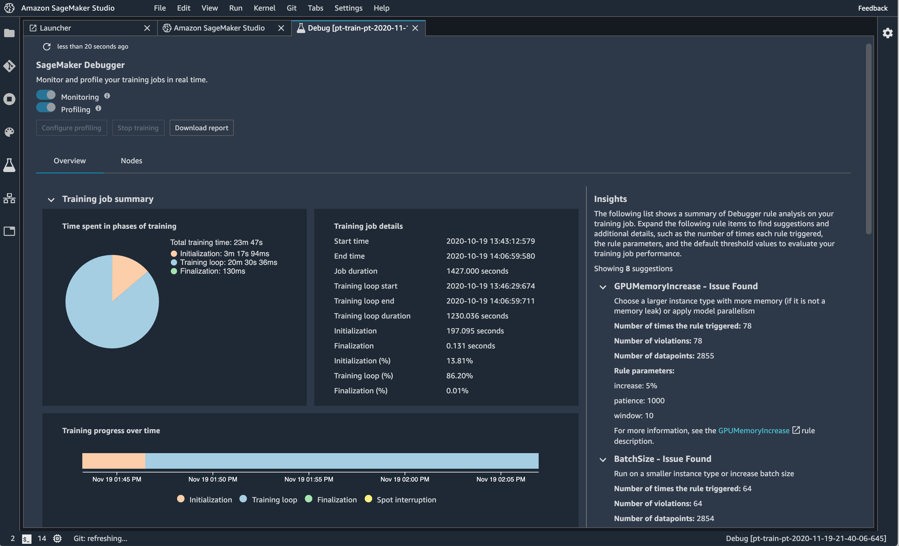 Amazon SageMaker Debugger
