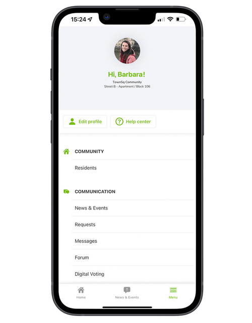 Download the TownSQ App