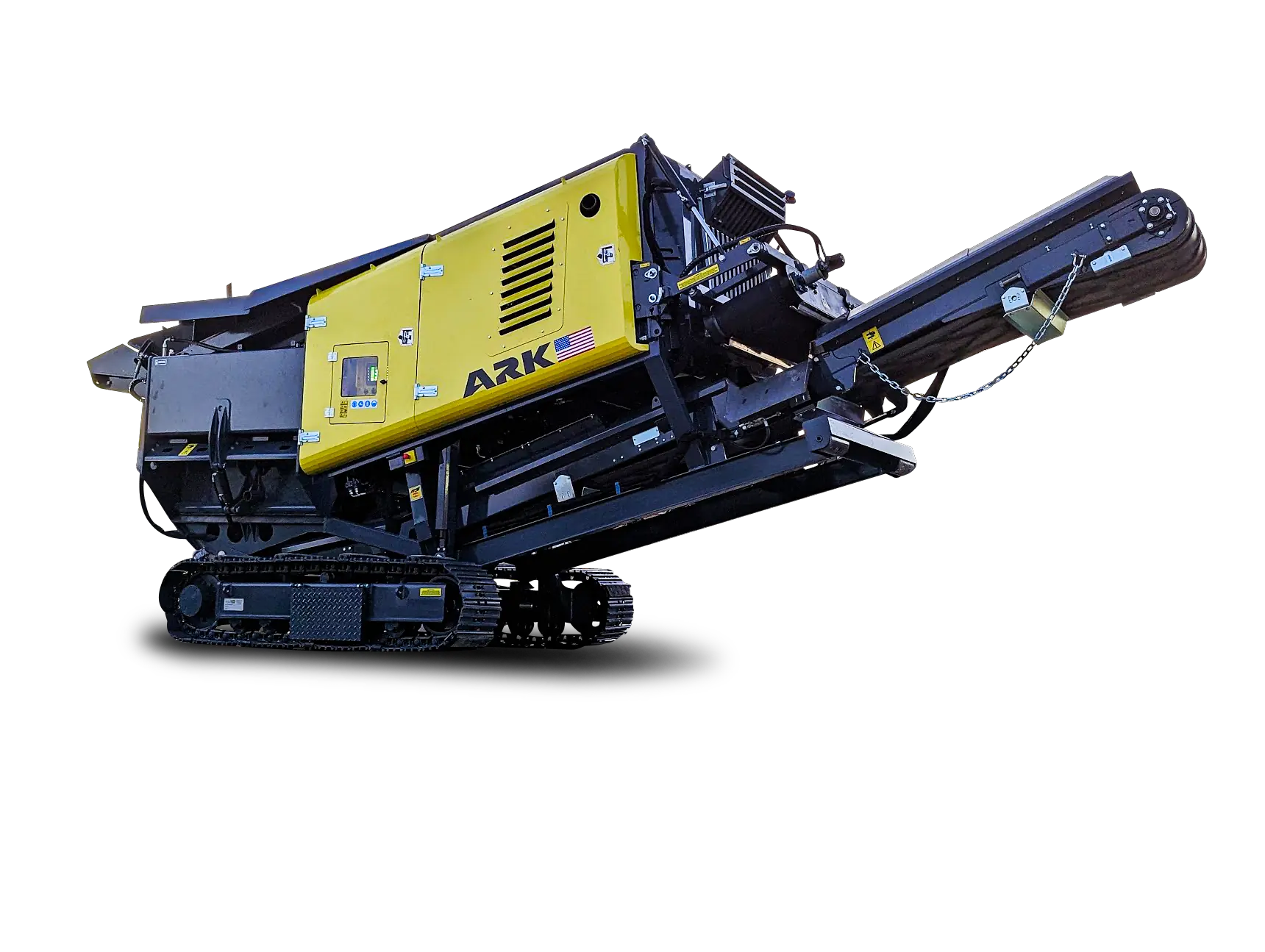 60" Shaft Tracked Mobile Shredder