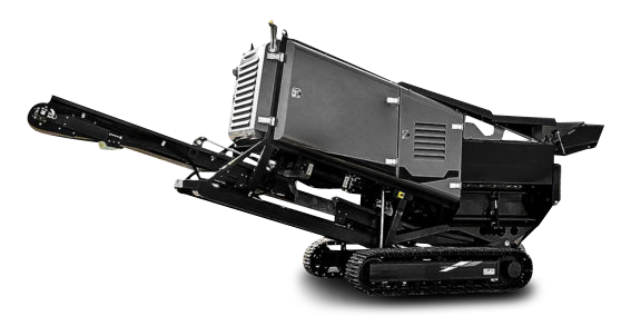 60" Shaft Tracked Mobile Shredder