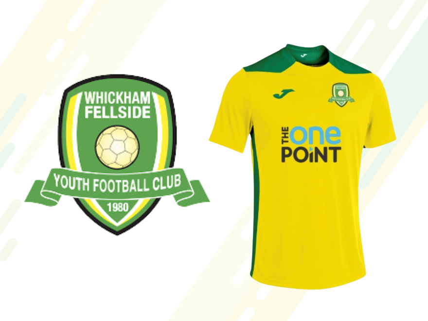 The One Point We sponsor stunning new strips for Whickham Fellside Youth Football Club U10