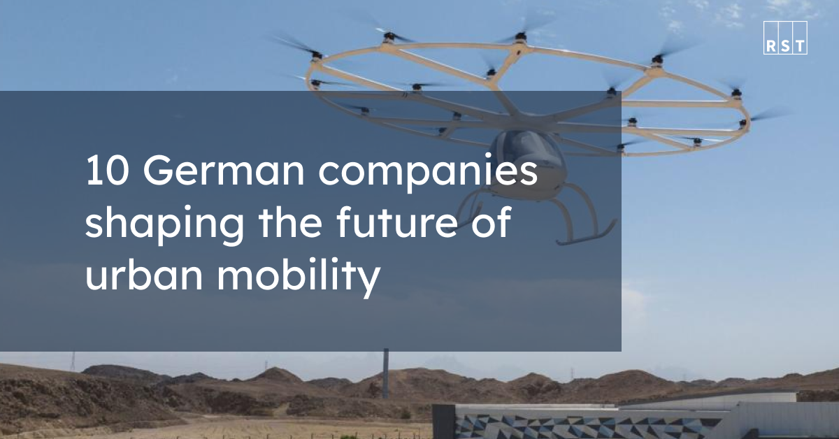 10 German mobility startups and companies shaping the future of urban ...