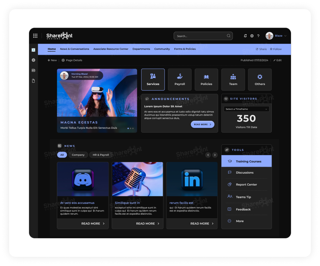 Digital Media Template