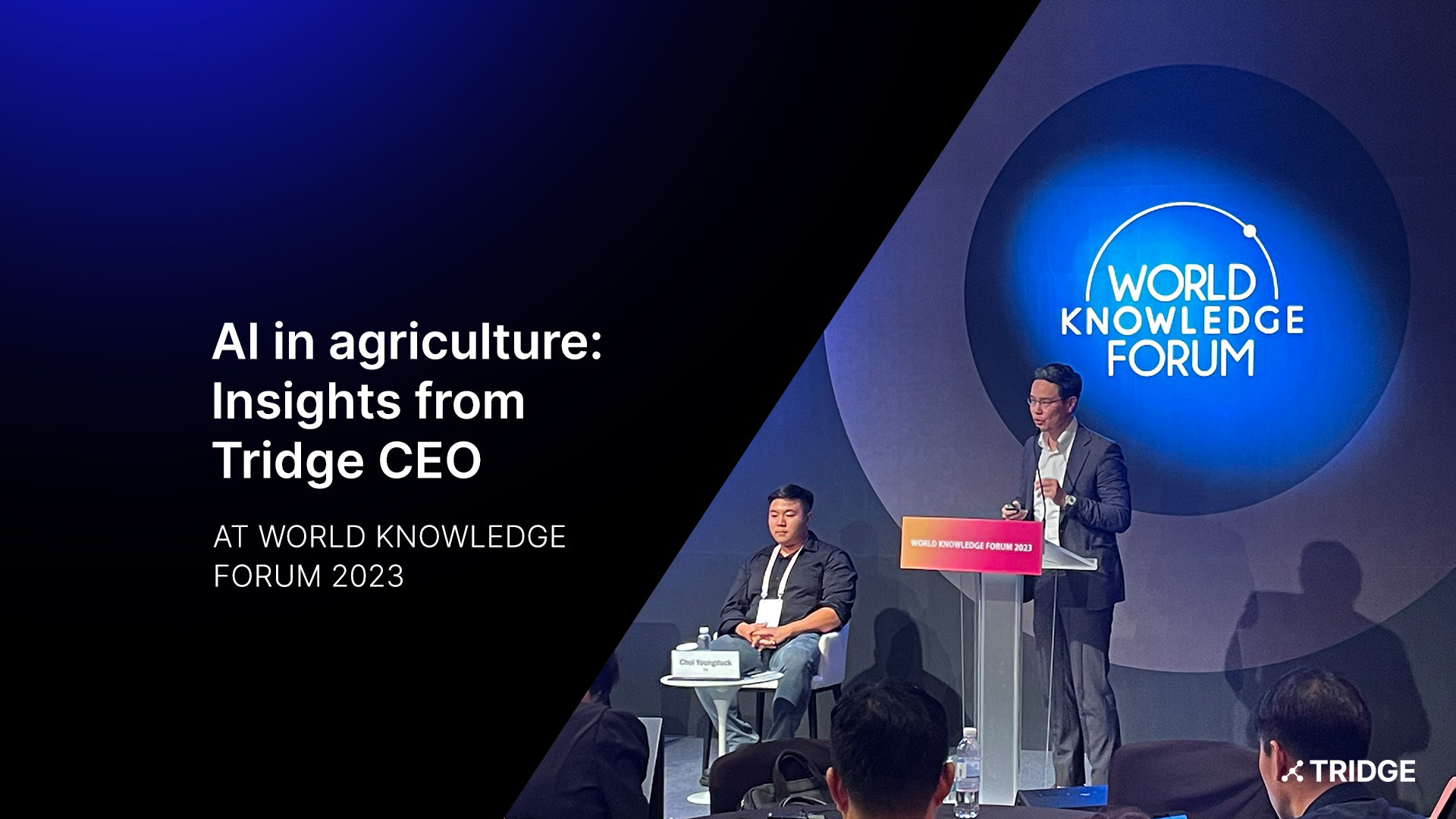 AI in agriculture: Insights from Tridge CEO at the World Knowledge ...