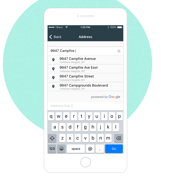autocomplete-ios image New features for mobile invoicing