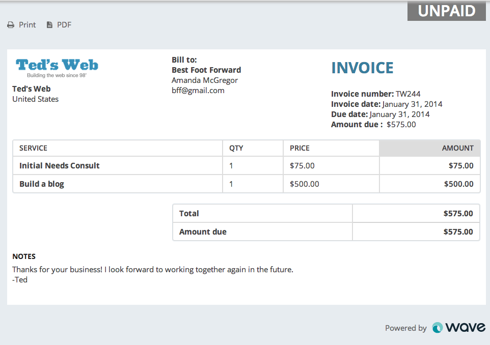 Have you customized your invoices yet image3