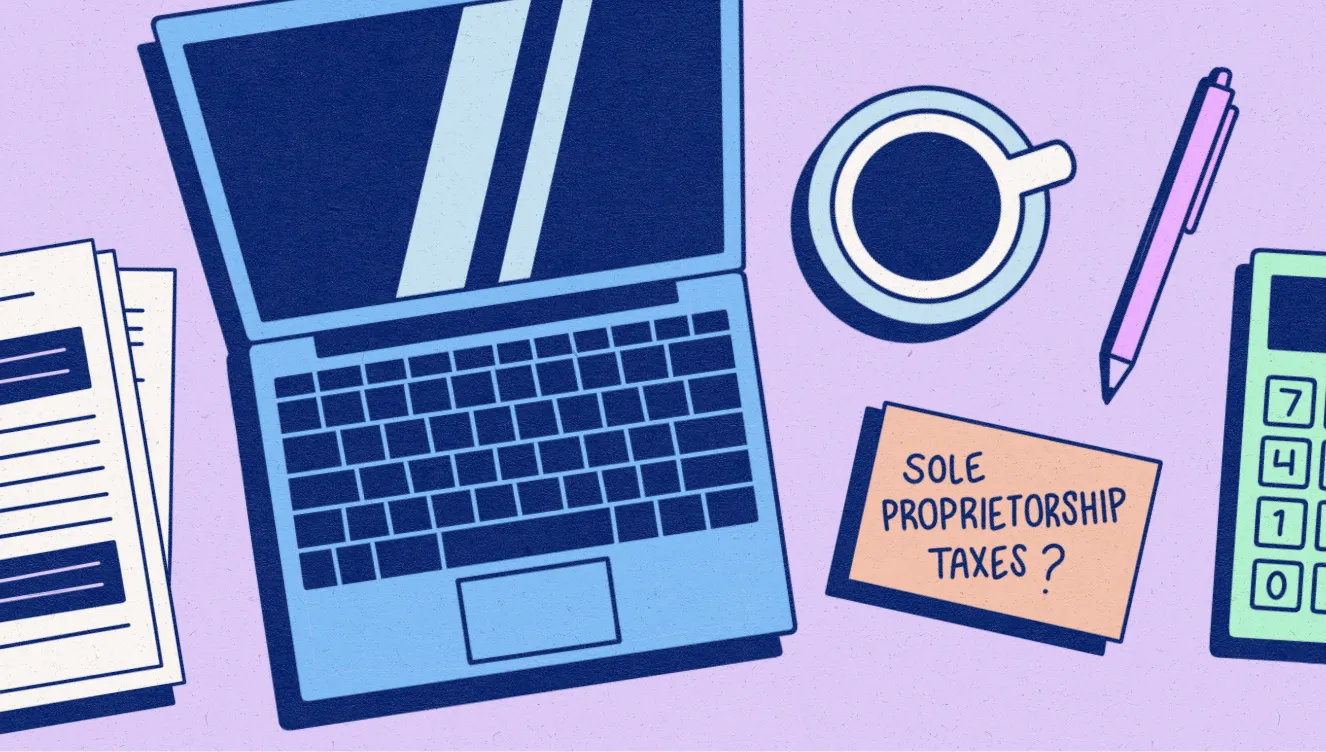 What taxes a sole proprietorship would pay, what tax forms they will need to file at tax time, and how they can go about filing them.